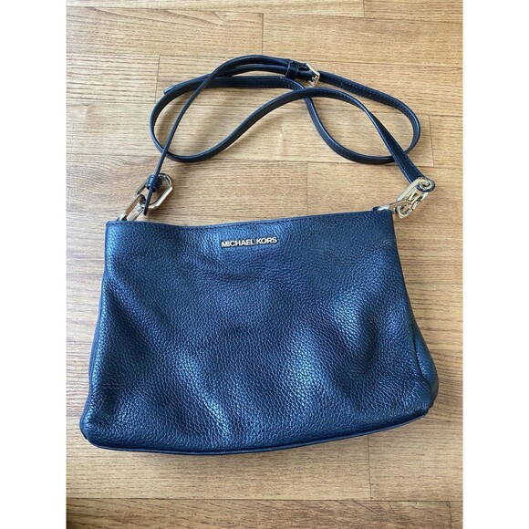 Michael Kors Trisha Triple Compartment Shoulder Crossbody Bag MK Signature/Solid - Picture 1 of 9